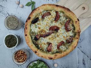 Pesto Genovese Pizza(must Try)