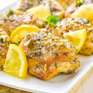 Half Lemon Chicken Latpata + 4 Butter Roti