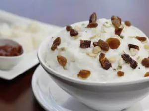Dry Fruit Curd Rice