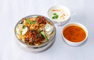 Hyderabadi Chicken Dum Biryani