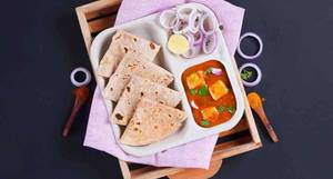 Kadai Paneer + 3 Butter Naan