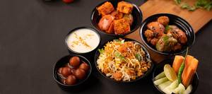 Kebab (S) & Biryani Veg - Combo (Serves 1)