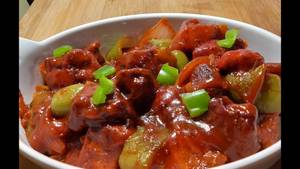 Boneless Chilli Chicken Gravy