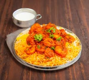 Prawn Fried Rice(750ml)Chicken Curry(2pc)