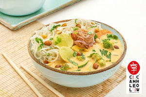 Penang Style Vegetable Noodles In A Peanut Coconut Based Soup