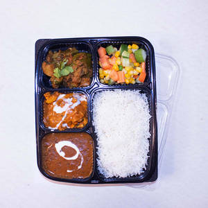 3 Veg & Rice , Raita , Salad