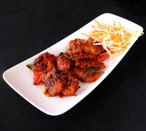 Chilli garlic fish dry