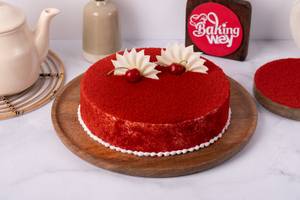 Eggless Red Velvet Cake 