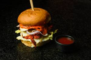 Char Grilled Tandoori Chicken Burger