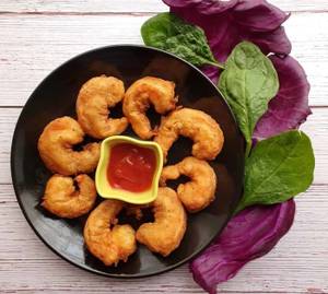 Golden Fried Prawns (6 Pcs)