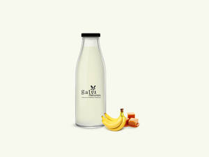 Caramel Banana Thickshake 