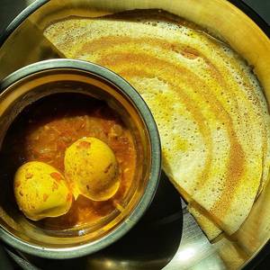 Dosa + Egg Curry (single)