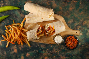 Loaded chicken shawarma