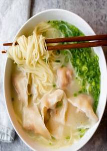 Wonton Mee Veg Soup