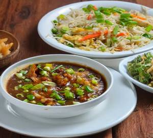 Veg Fried Rice+Gobi Manjurian (4pcs)+Pepsi(250ml)