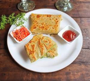 2 Cheese Paratha+Chana Masala+Curd+Pickle
