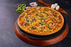 10" Medium Veg Paneer Schezwan Pizza