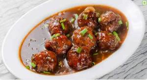 Veg Chowmein With Veg Manchurian