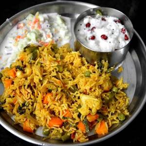 Handi Biryani N Curd Rice