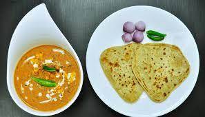 Shahi Paneer With 2pcs Plain Paratha Or 4 Tawa Chapati