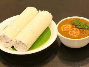 Puttu + Egg Curry