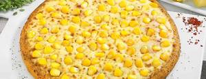 Corn cheese pizza