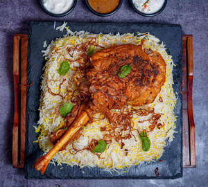 Mutton Raan Biryani