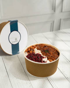 Koonu Ullithiyal - Rice & Curry in a bowl