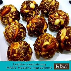 Homemade Chocolate Dryfruit laddu - 150 gram/ 4pcs