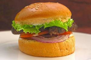 Pork Sausage Twist Burger