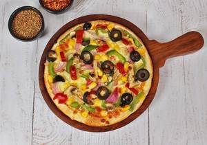 A Supreme Combination Off Veggie Supreme Pizza