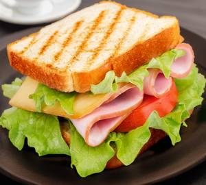 Chicken Ham & Cheese Grill Sandwich 