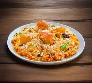 Hyderabad chicken biryani Dum