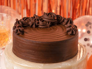 Dark Belgian Chocolate Cake 
