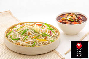 Kung Pao Chicken And Burnt Garlic Noodles