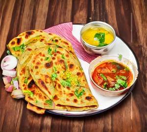 Egg Chicken Mughlai Paratha