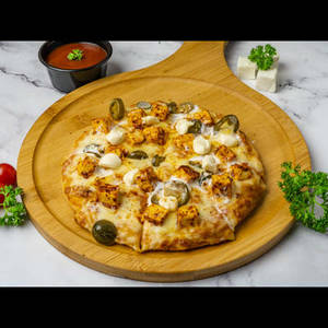 Paneer, Piri Piri, Jalapeno (pepper) Pizza New Addition (Veg)