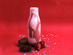 Strawberry Brownie Shake