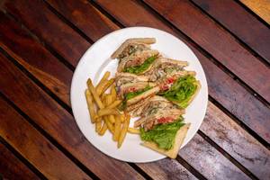 Vegetarian Club Sandwich
