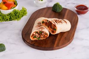 G S Chicken Shawarma Khubus With Salad