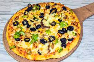 10" Medium Black And White Spicy Pizza