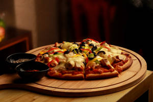 Schezwan Chicken Pizza