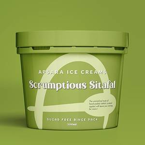 Zero Added Sugar Scrumptious Sitafal Ice Cream