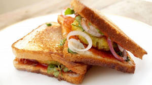 Aloo Tikki Sandwich