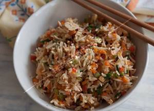 Veg Hot Garlic Fried Rice