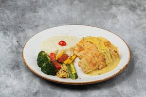 Grilled Fish With Creamy Mustard Sauce