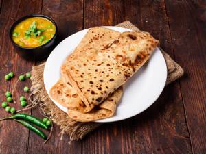Tawa Paratha & Aloo Matar Ki Sabji