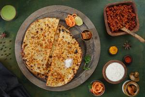 Mutton Keema Paratha