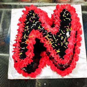 Single Alphabet Cake (chocolate 500gm)