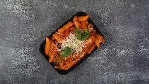 Tangy Pasta In Red Sauce( Veg)